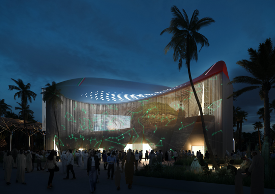 CRA-Carlo Ratti Associati and Italo Rota with Matteo Gatto and F&M Ingegneria, Italian Pavilion at Expo Dubai 2020, Dubai (2019-21)